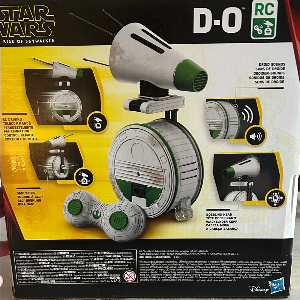 Star Wars D-O Remote Control Droid - White & Green - New with tags - Picture 3 of 5